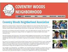Tablet Screenshot of coventrywoods.org